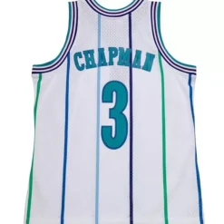 White Swingman Rex Chapman Charlotte Hornets 1988-89 Jersey