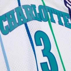 White Swingman Rex Chapman Charlotte Hornets 1988-89 Jersey