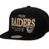 With Love Snapback Oakland Raiders