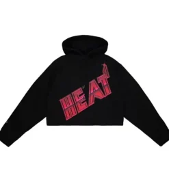 Womens Big Face 4.0 Crop Hoodie Miami Heat