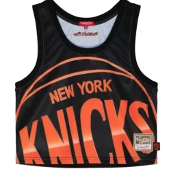 Womens Big Face 4.0 Crop Tank New York Knicks