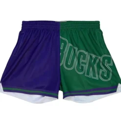 Womens Big Face Shorts 5.0 Milwaukee Bucks