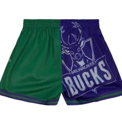 Womens Big Face Shorts 5.0 Milwaukee Bucks