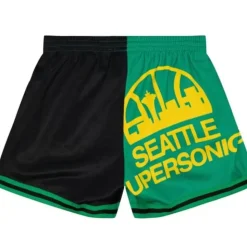 Womens Big Face Shorts 5.0 Seattle Supersonics