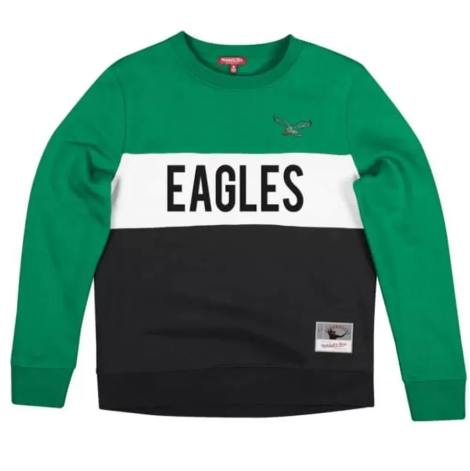 Women'S Color Block Crew 2.0 Philadelphia Eagles