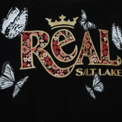 Womens Floral Ss Top Real Salt Lake
