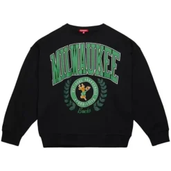 Womens Logo Lt Crew 2.0 Milwaukee Bucks