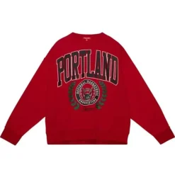 Womens Logo Lt Crew 2.0 Portland Trail Blazers