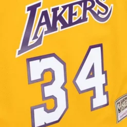 Womens N&N Crop Tank Los Angeles Lakers 1999 Shaquille O'Neal