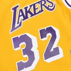 Womens N&N Crop Tank Los Angeles Lakers 1984 Magic Johnson