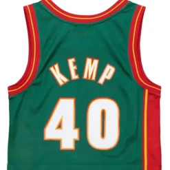 Womens N&N Crop Tank Seattle Supersonics 1995 Shawn Kemp