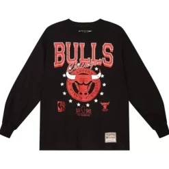Womens Oversized Ls Tee Chicago Bulls