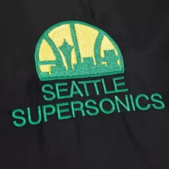 Womens Puffer Jacket Seattle Supersonics