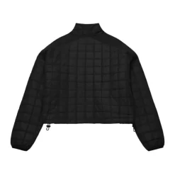 Womens Quilted Puffer Jacket New York Knicks