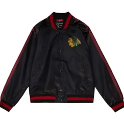 Women'S Raglan Satin Jacket Chicago Blackhawks