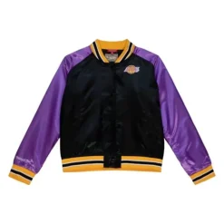 Womens Satin Jacket 2.0 Los Angeles Lakers