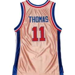 Womens 75Th Anniversary Rose Gold Swingman Isiah Thomas Detroit Pistons 1982-83 Jersey