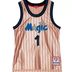 Womens 75Th Anniversary Rose Gold Swingman Penny Hardaway Orlando Magic 1993-94 Jersey